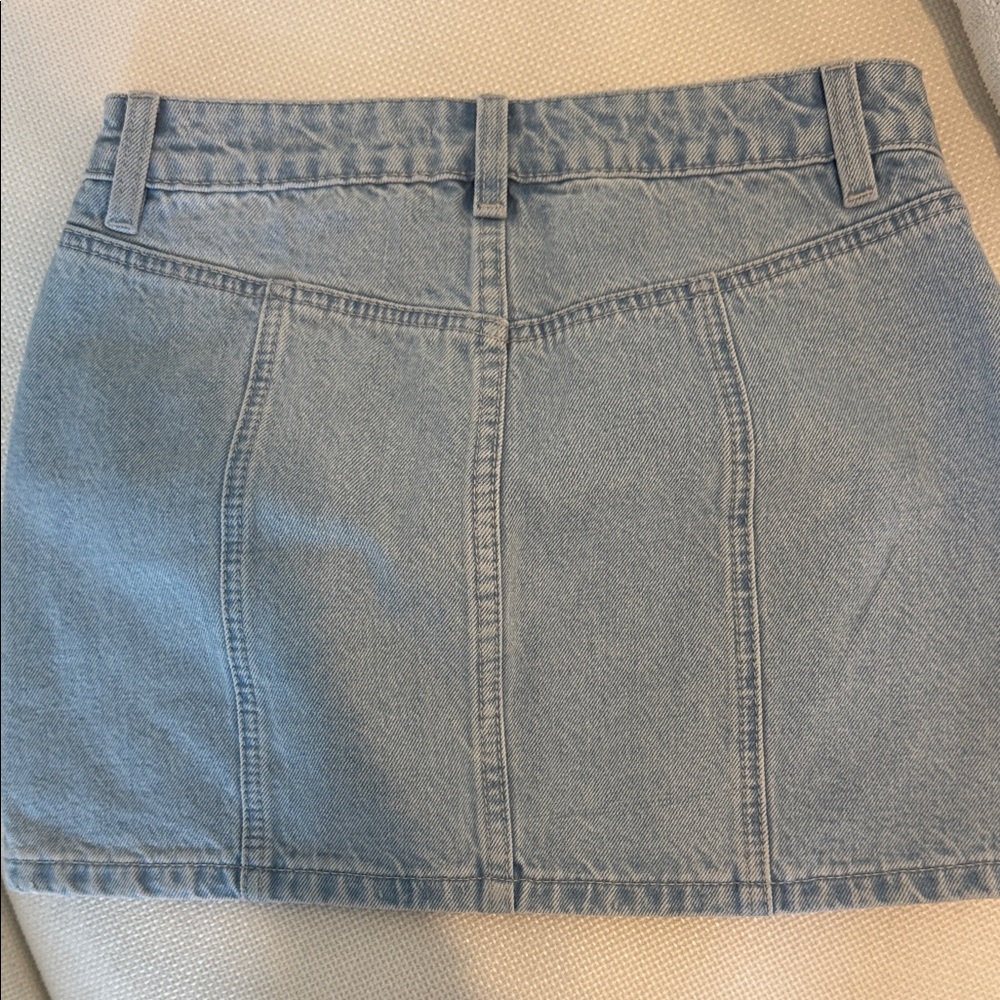 Lovers + Friends Light Blue Mini Skirt - Picture 6 of 6
